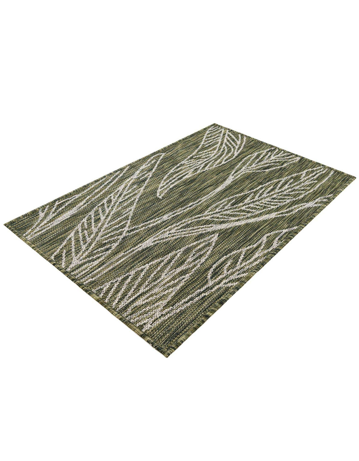 Rechteck Outdoor Teppich Tulum Outdoor in Grün von Hadorn™ - Lifestyle Image