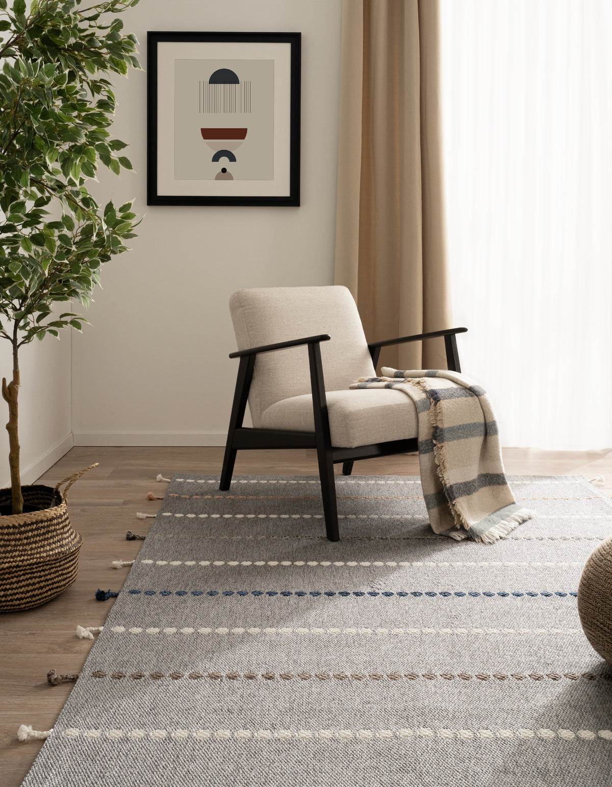 Läufer Teppich Juniper Classic in Grau von Hadorn™ - Lifestyle Image