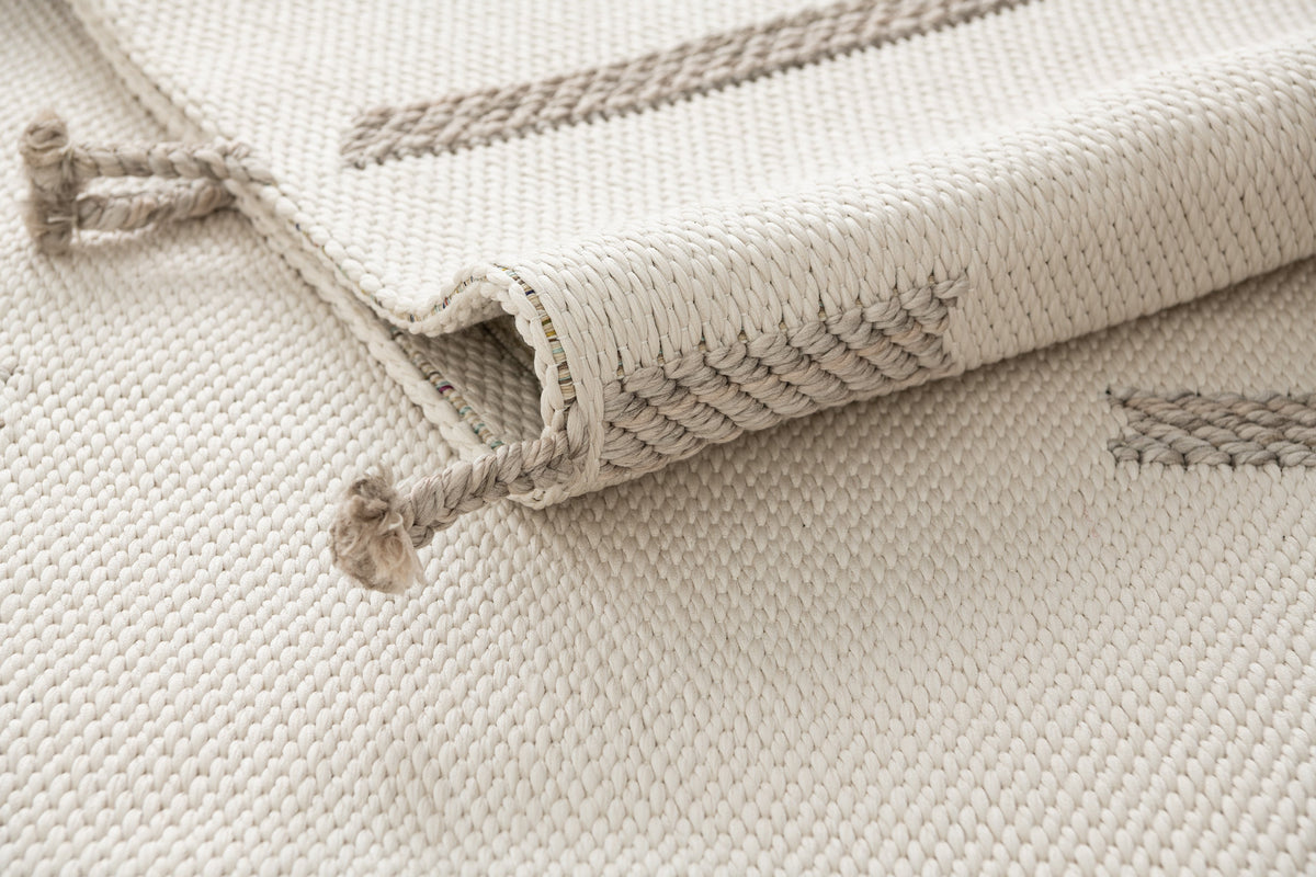 Läufer Teppich Juniper Boho in Weiss von Hadorn™ - Lifestyle Image