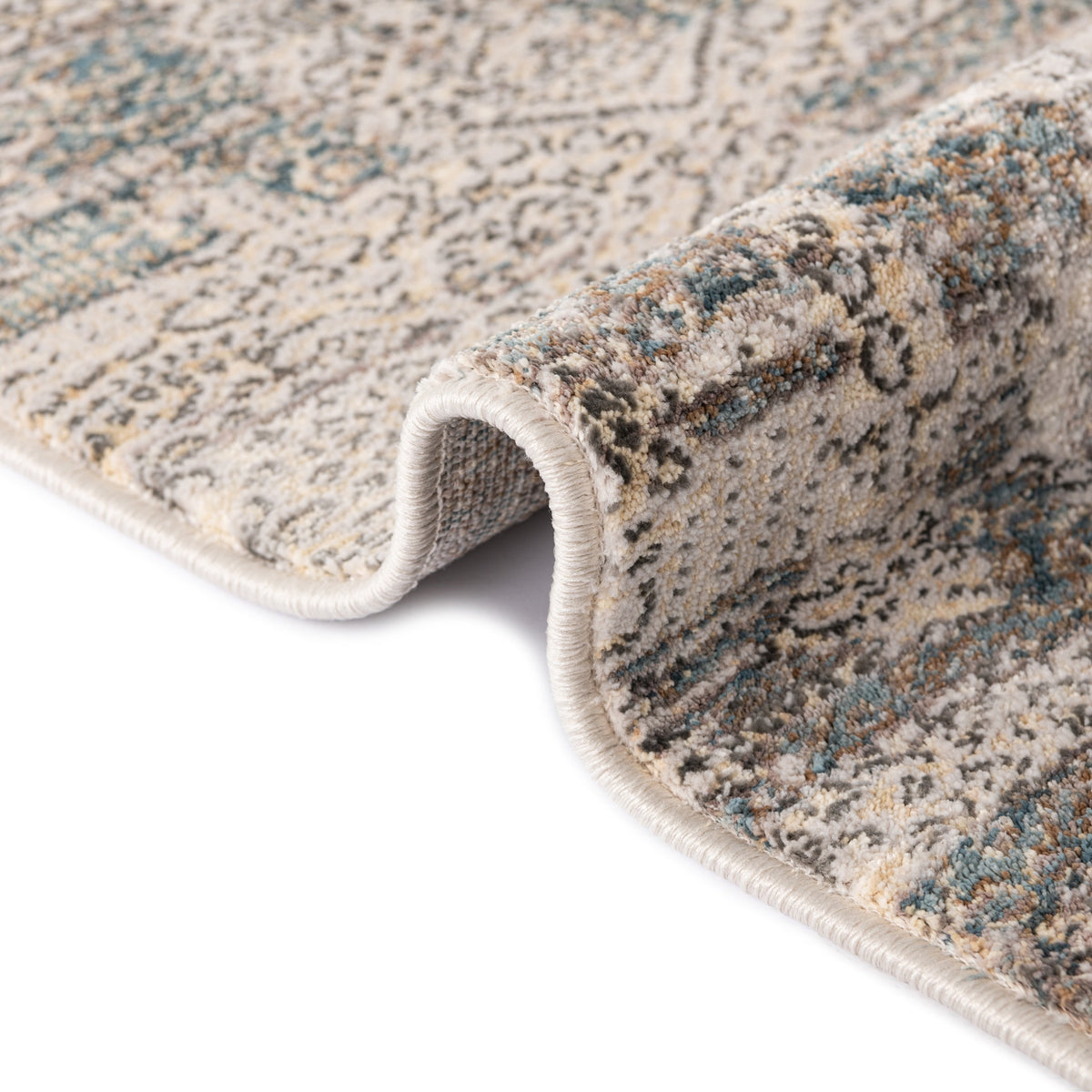 Oval Teppich Zora Modern in Elfenbein von Hadorn™ - Lifestyle Image