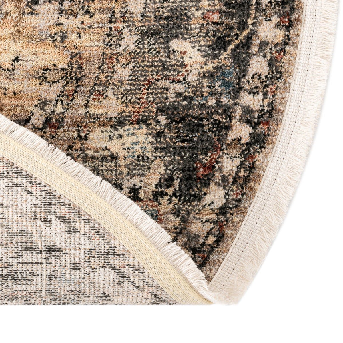 Oval Teppich Zora Modern in Creme von Hadorn™ - Lifestyle Image