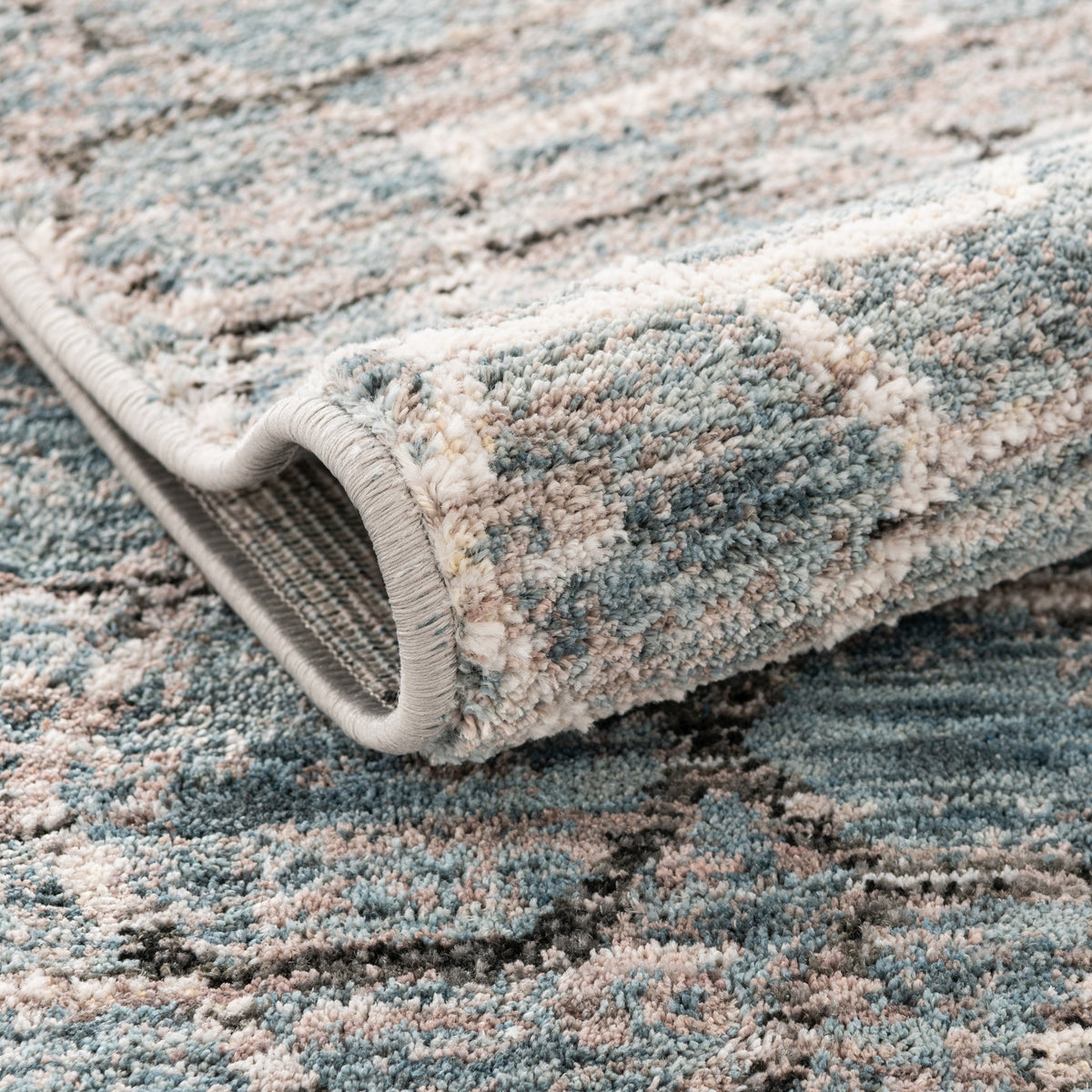Rechteck Teppich Zora Modern in Blau von Hadorn™ - Lifestyle Image