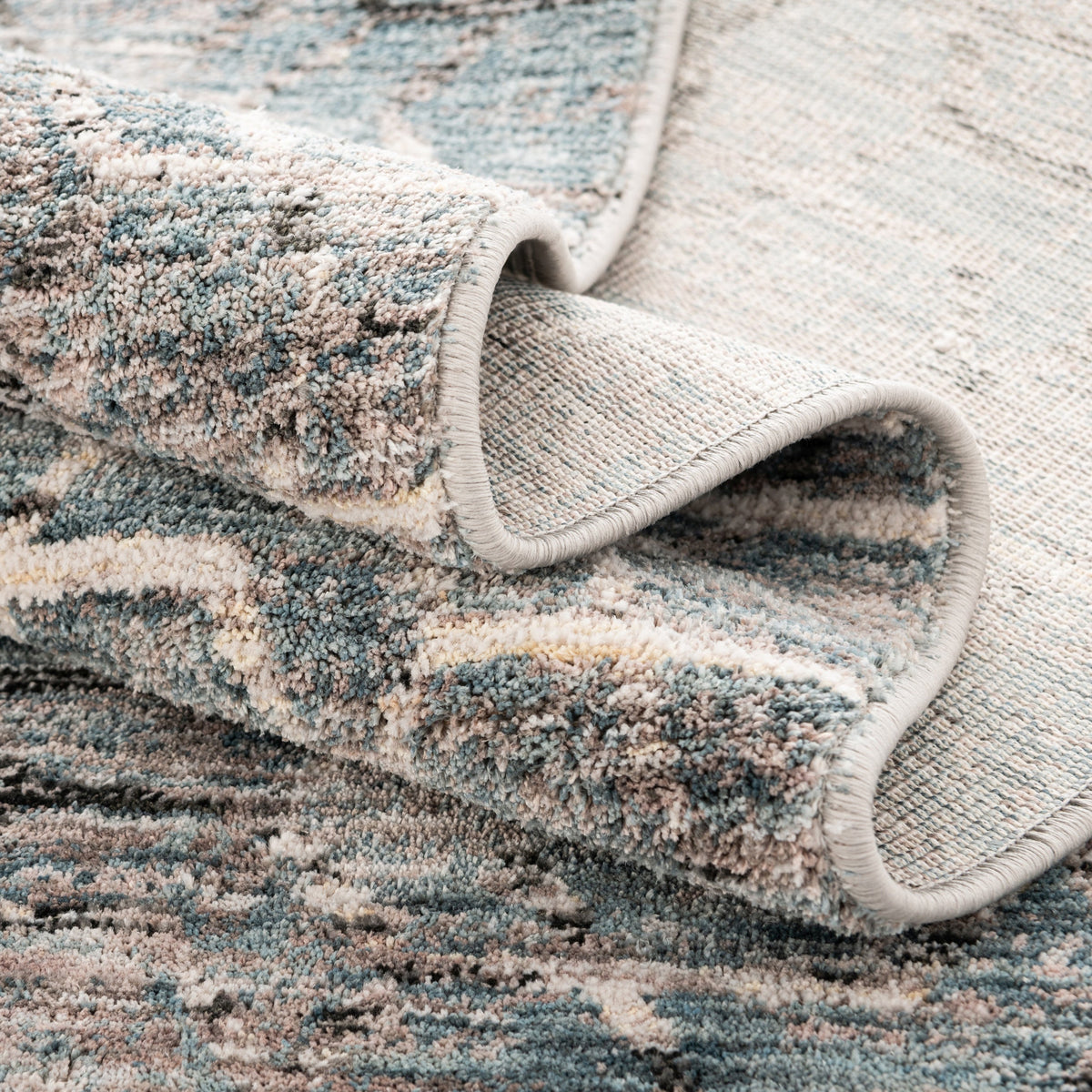 Läufer Teppich Zora Modern in Blau von Hadorn™ - Lifestyle Image