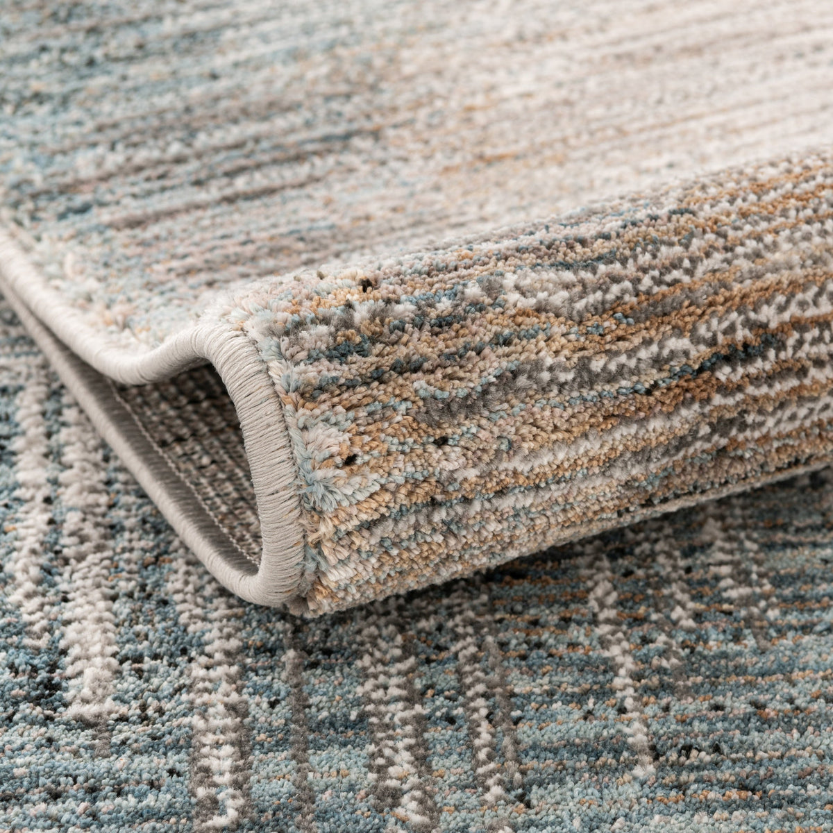 Läufer Teppich Zora Blege in Blau von Hadorn™ - Lifestyle Image