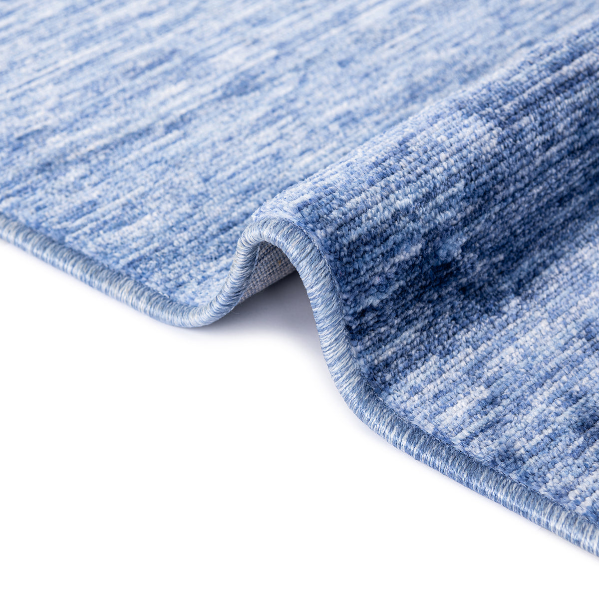 Oval Teppich Gabbeh Design in Blau von Hadorn™ - Lifestyle Image