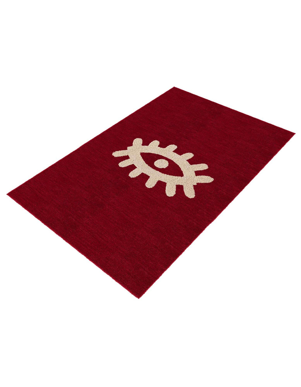 Rechteck Teppich AI Handgetuftet in Rot von Hadorn™ - Lifestyle Image