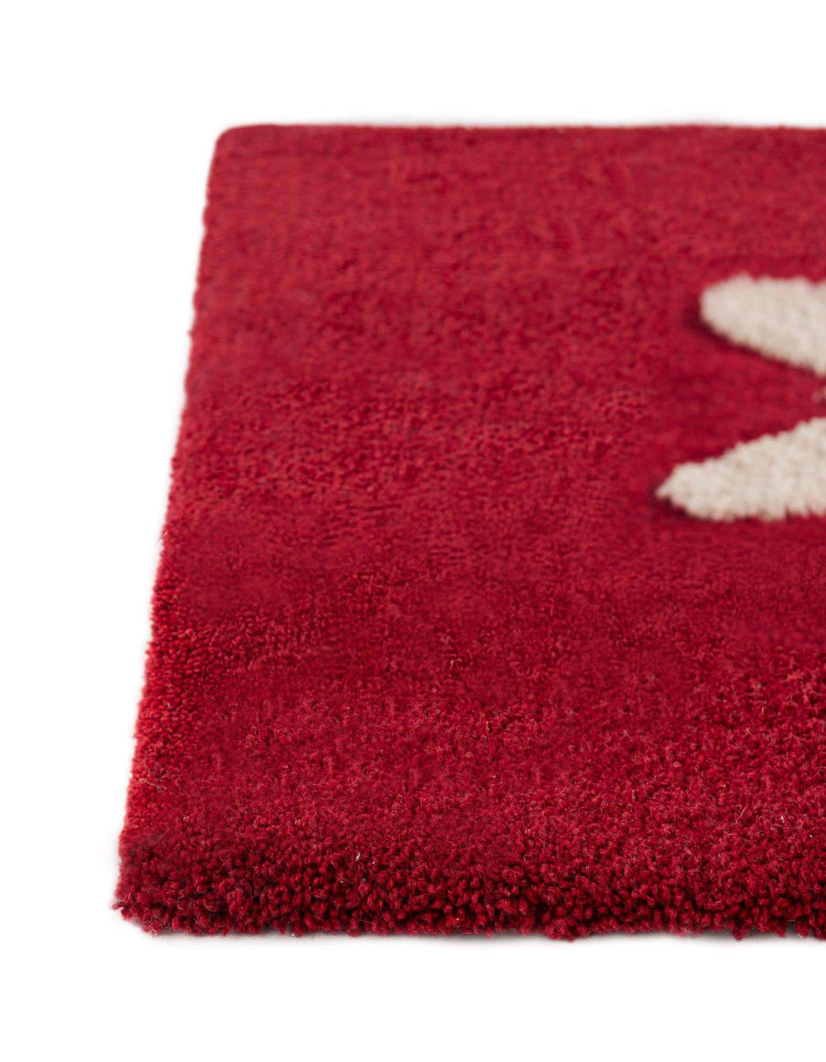 Quadratisch Teppich AI Handgetuftet in Rot von Hadorn™ - Lifestyle Image