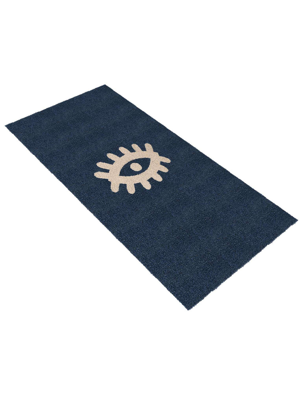 Rechteck Teppich AI Handgetuftet in Marineblau von Hadorn™ - Lifestyle Image