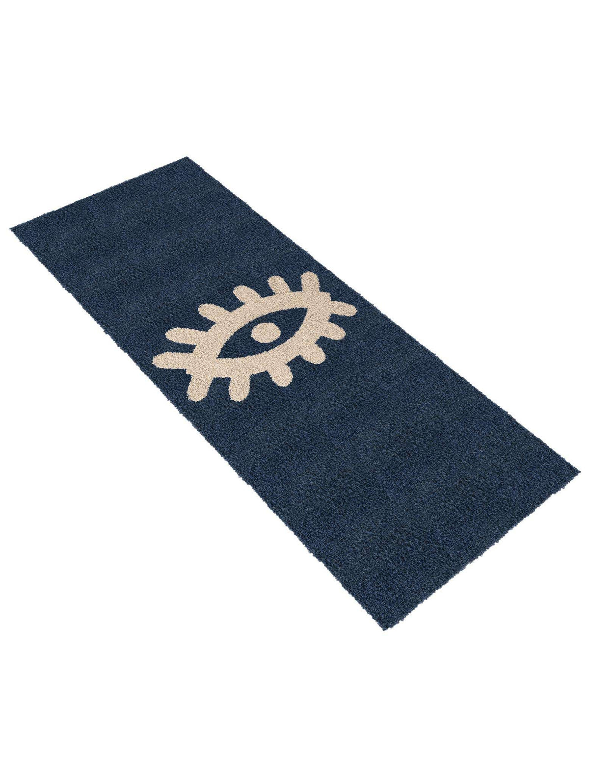 Läufer Teppich AI Handgetuftet in Marineblau von Hadorn™ - Lifestyle Image