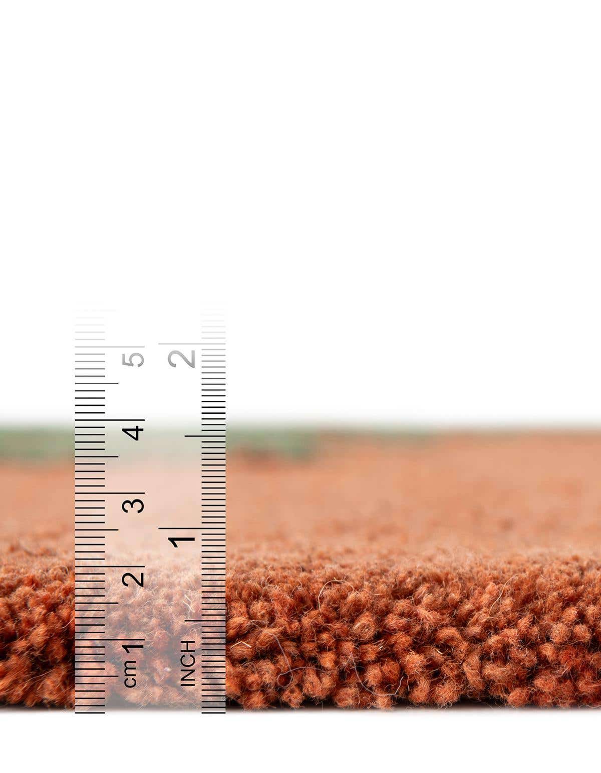 Läufer Teppich AI Handgetuftet in Orange und Grün von Hadorn™ - Lifestyle Image