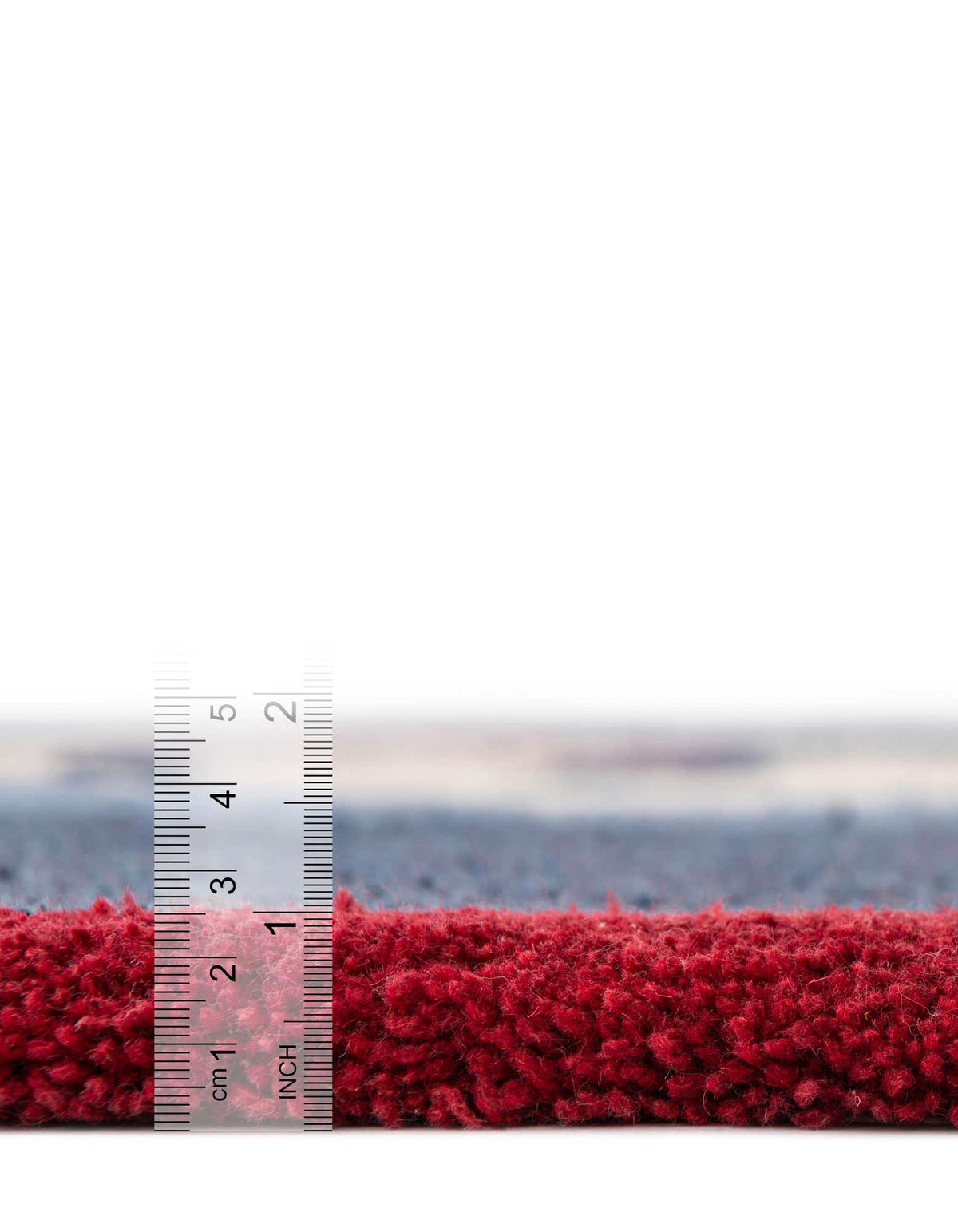 Quadratisch Teppich AI Handgetuftet in Blau und Rot von Hadorn™ - Lifestyle Image