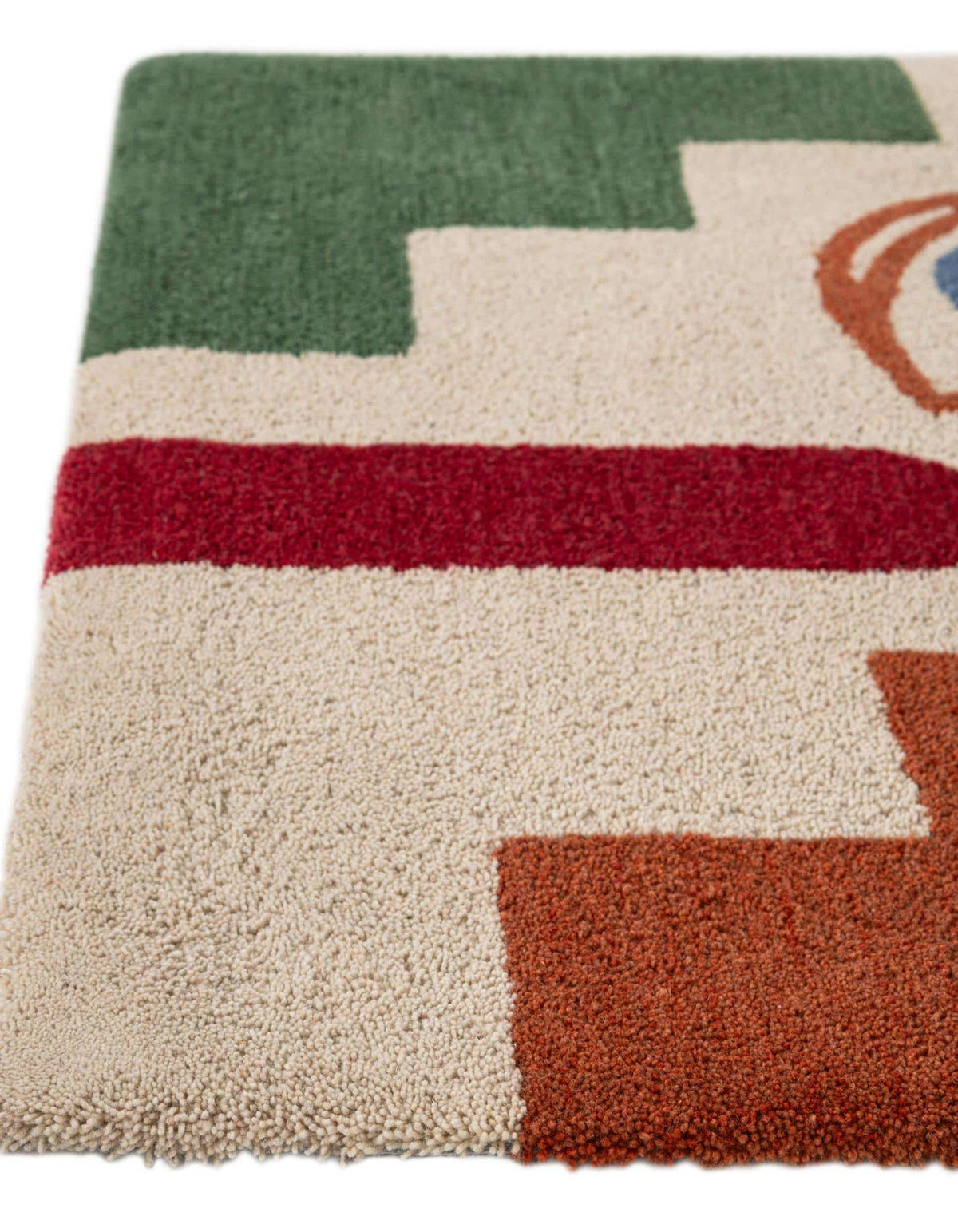 Rechteck Teppich AI Handgetuftet in Mehrfarbig von Hadorn™ - Lifestyle Image
