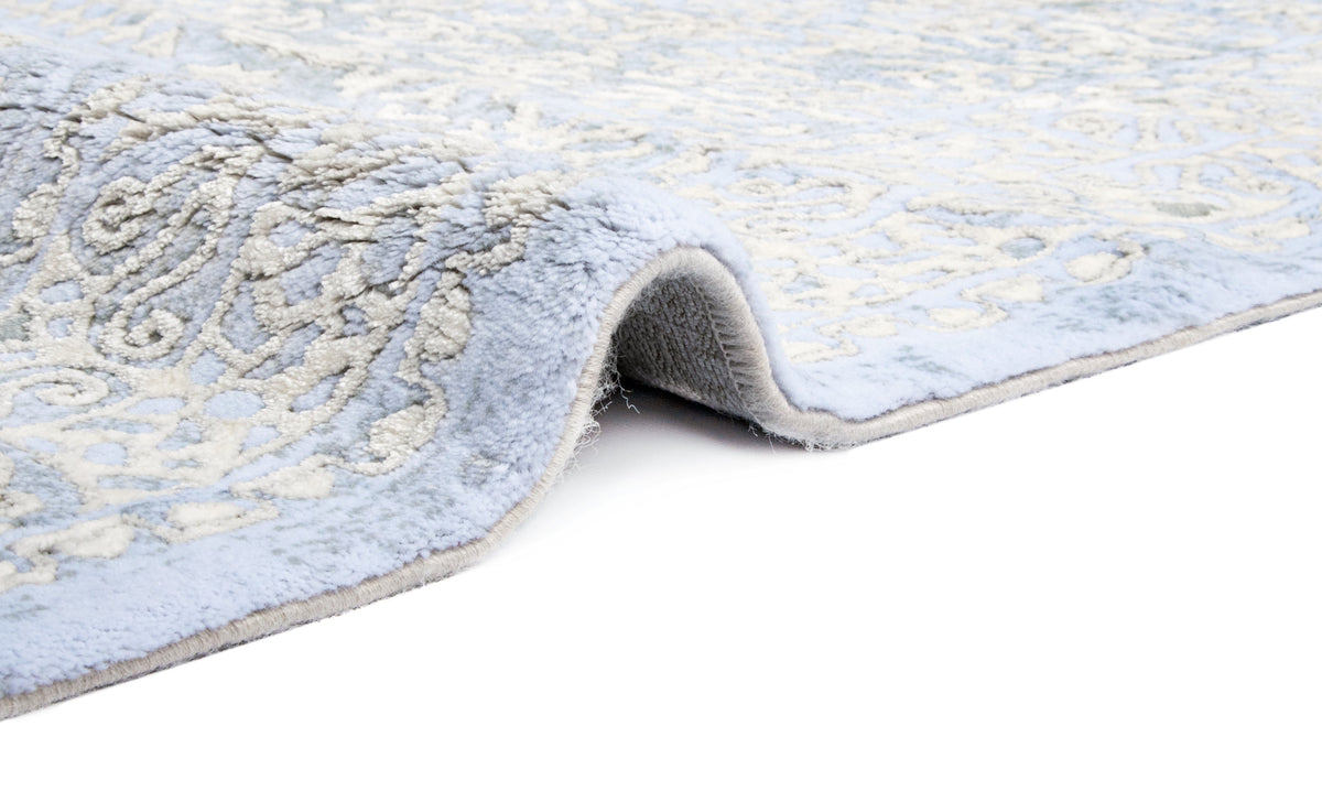Rechteck Teppich Royal Jam in Hellblau von Hadorn™ - Lifestyle Image