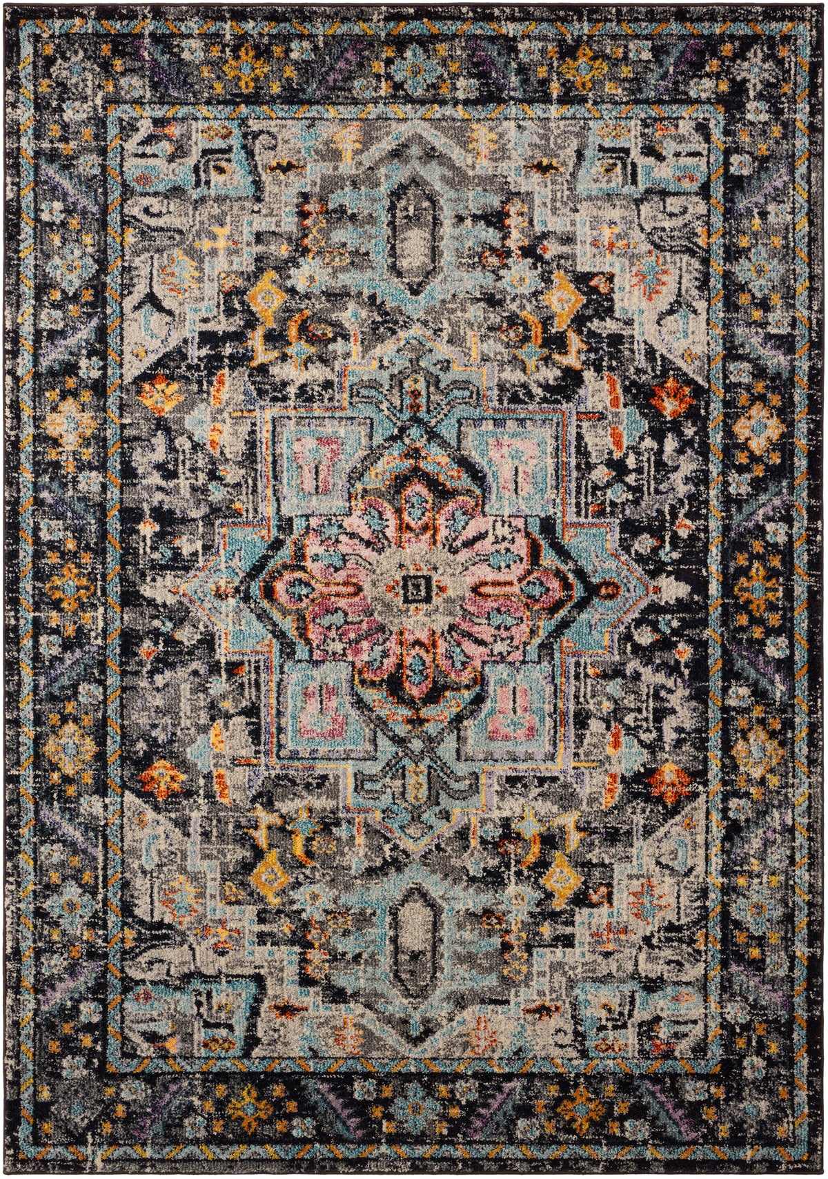 Rechteck Teppich Hadorn Limited Edition in Mehrfarbig von Hadorn™ - Lifestyle Image