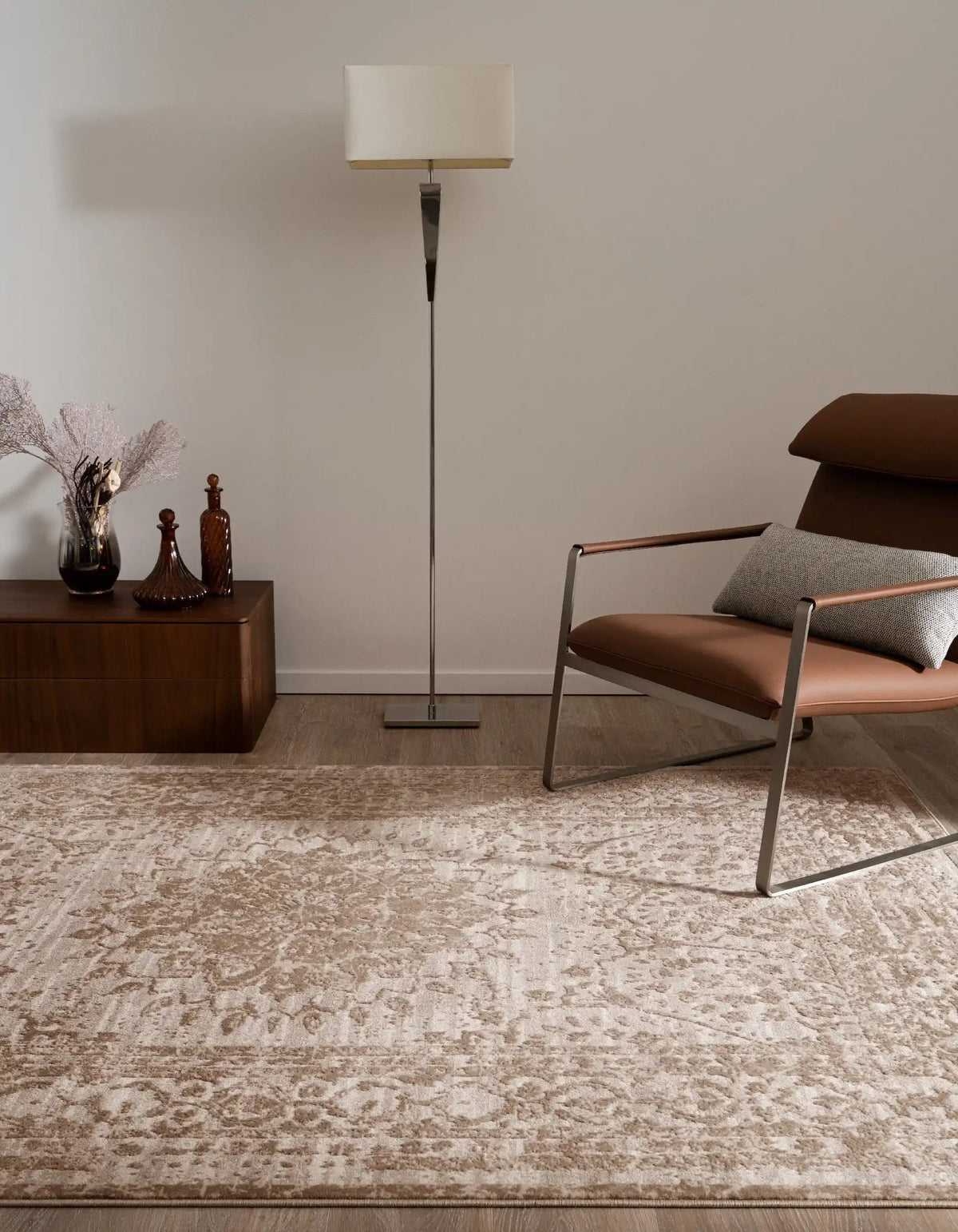 Bern Spotlight Teppich, Rechteck 185 × 125 cm, Creme