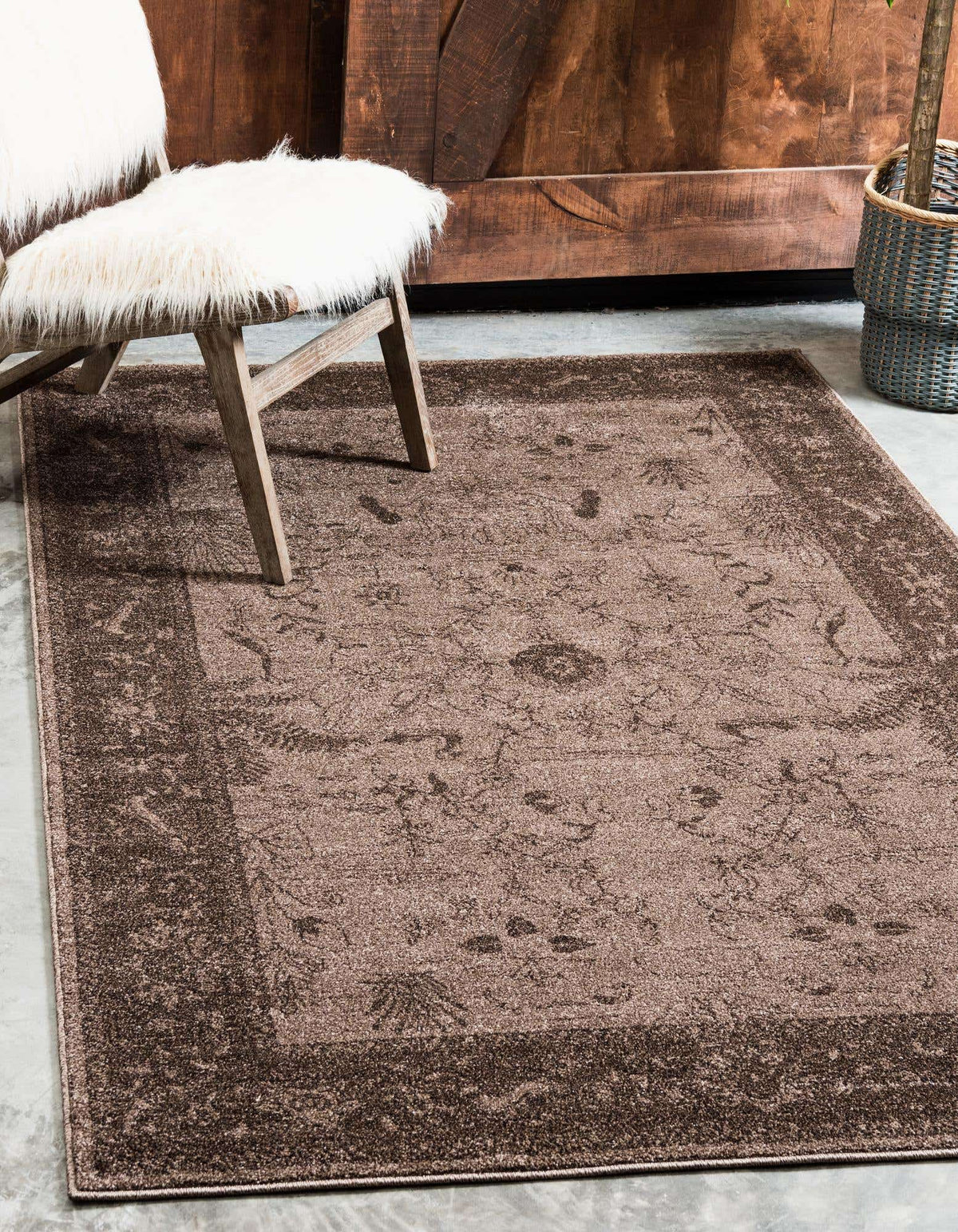 Rechteck Teppich Vista in Braun von Hadorn™ - Lifestyle Image