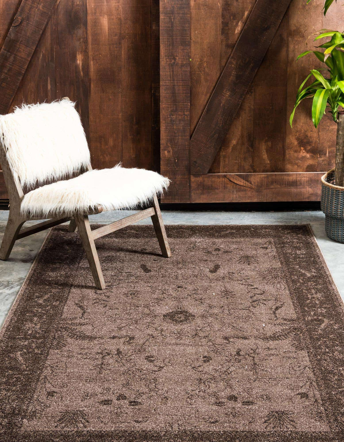 Rechteck Teppich Vista in Braun von Hadorn™ - Lifestyle Image