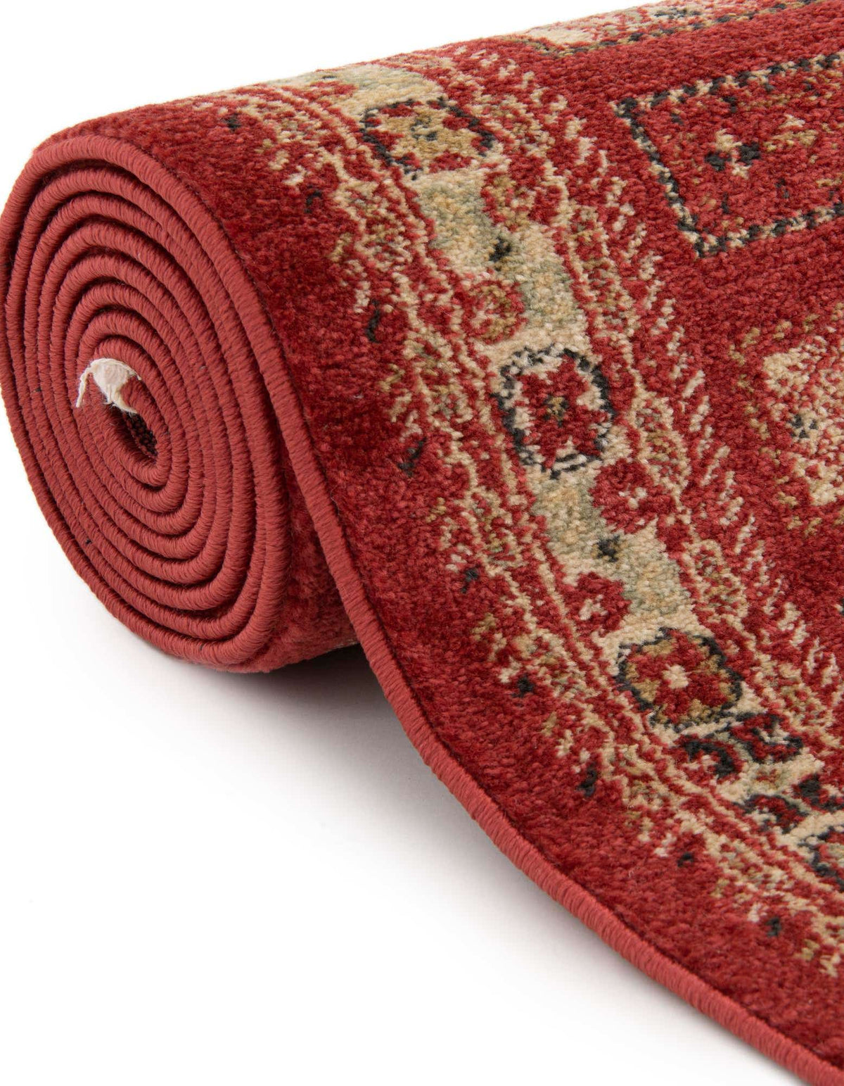 Rechteck Teppich Kashkuli Gabbeh in Rostrot von Hadorn™ - Lifestyle Image