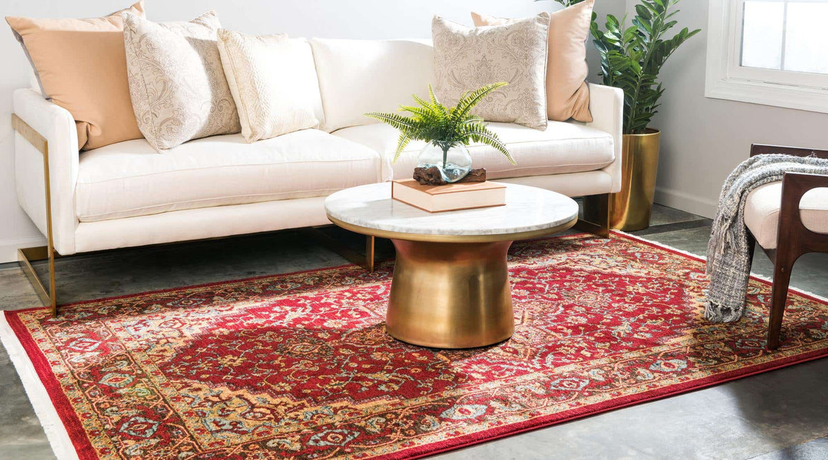 Rechteck Teppich Serapi in Rot von Hadorn™ - Lifestyle Image