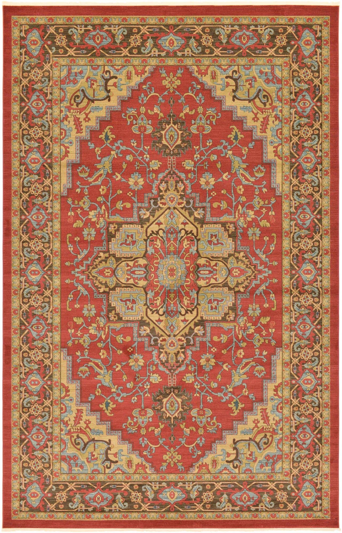 Rechteck Teppich Serapi in Rot von Hadorn™ - Lifestyle Image