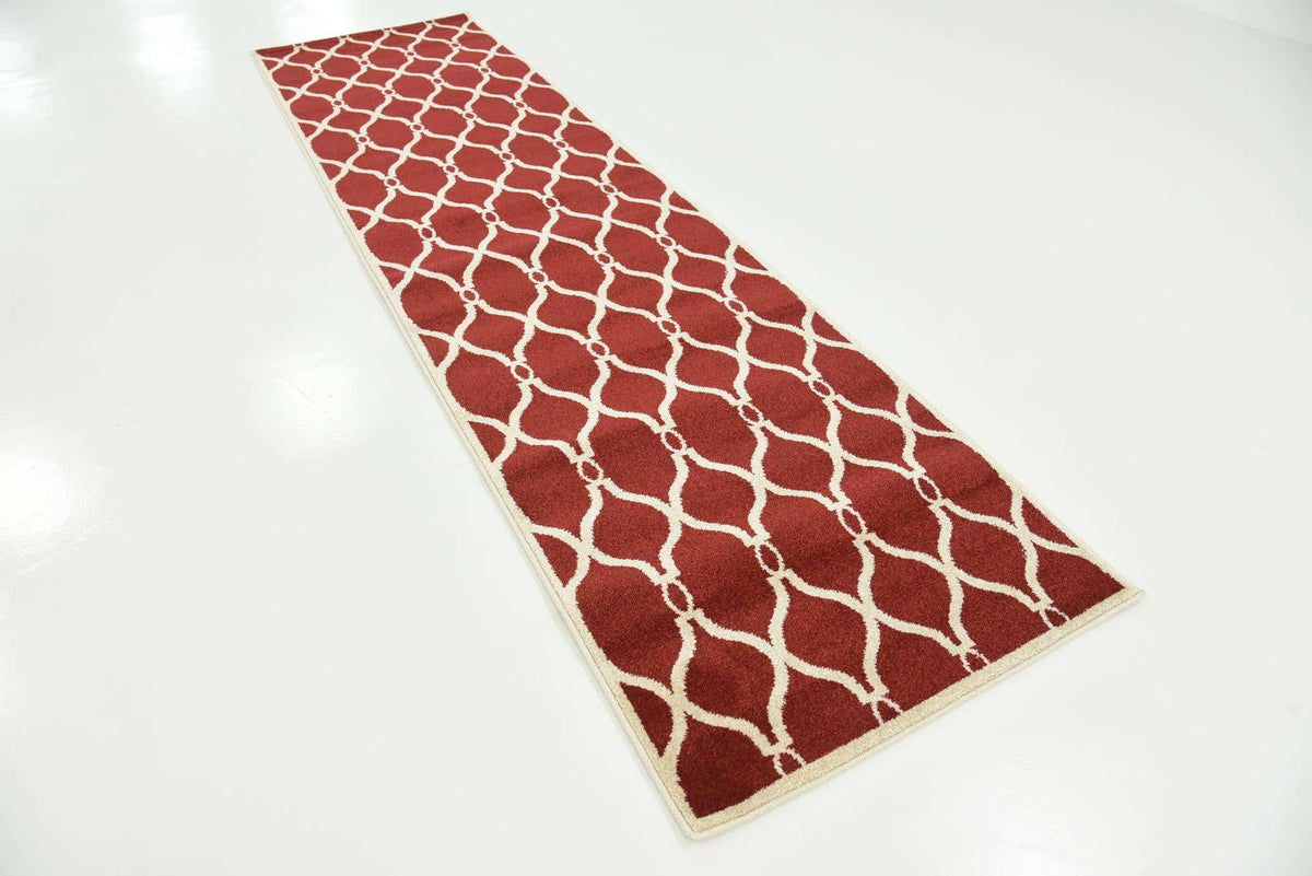 Läufer Teppich Trellis in Rot von Hadorn™ - Lifestyle Image