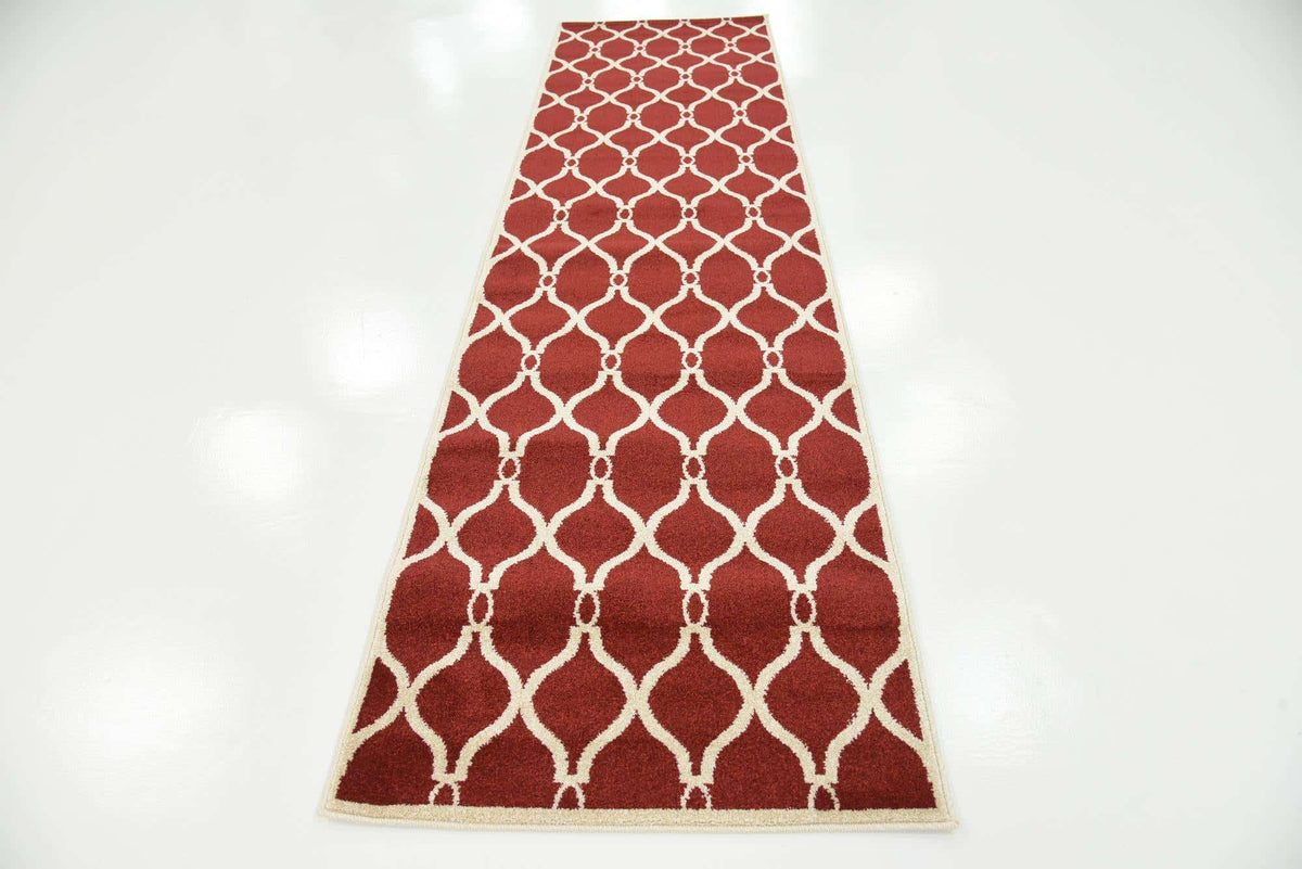 Läufer Teppich Trellis in Rot von Hadorn™ - Lifestyle Image