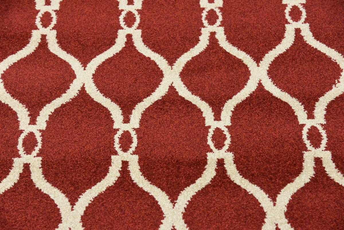 Läufer Teppich Trellis in Rot von Hadorn™ - Lifestyle Image