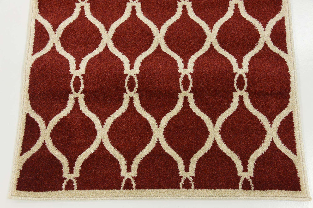 Läufer Teppich Trellis in Rot von Hadorn™ - Lifestyle Image