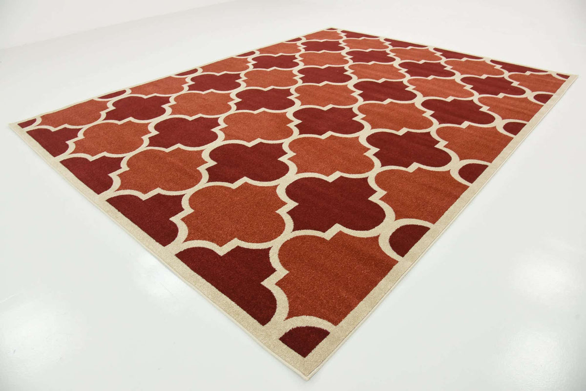 Rechteck Teppich Trellis in Rot von Hadorn™ - Lifestyle Image