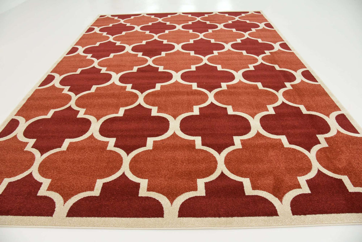Rechteck Teppich Trellis in Rot von Hadorn™ - Lifestyle Image