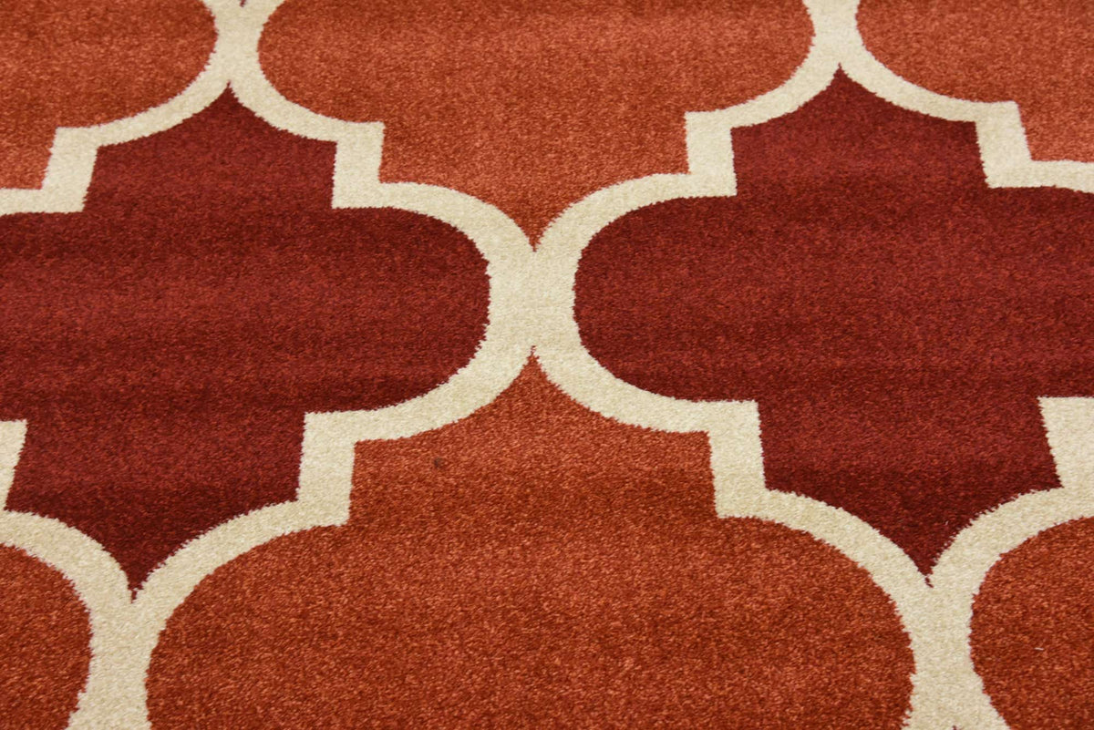 Rechteck Teppich Trellis in Rot von Hadorn™ - Lifestyle Image