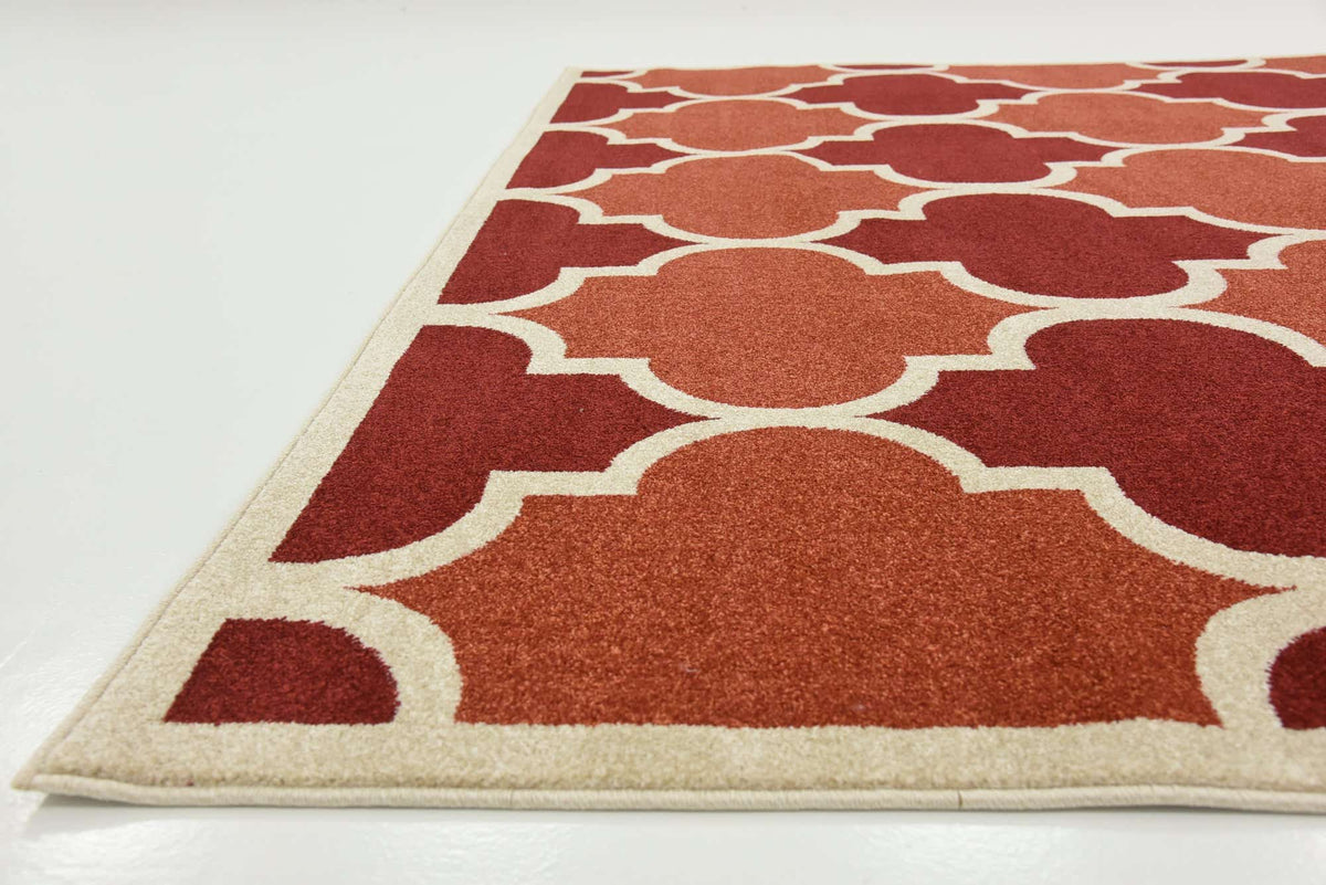 Rechteck Teppich Trellis in Rot von Hadorn™ - Lifestyle Image
