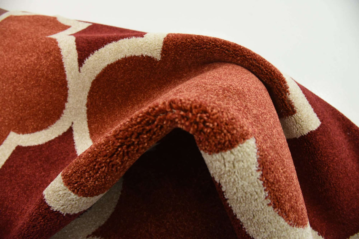 Rechteck Teppich Trellis in Rot von Hadorn™ - Lifestyle Image