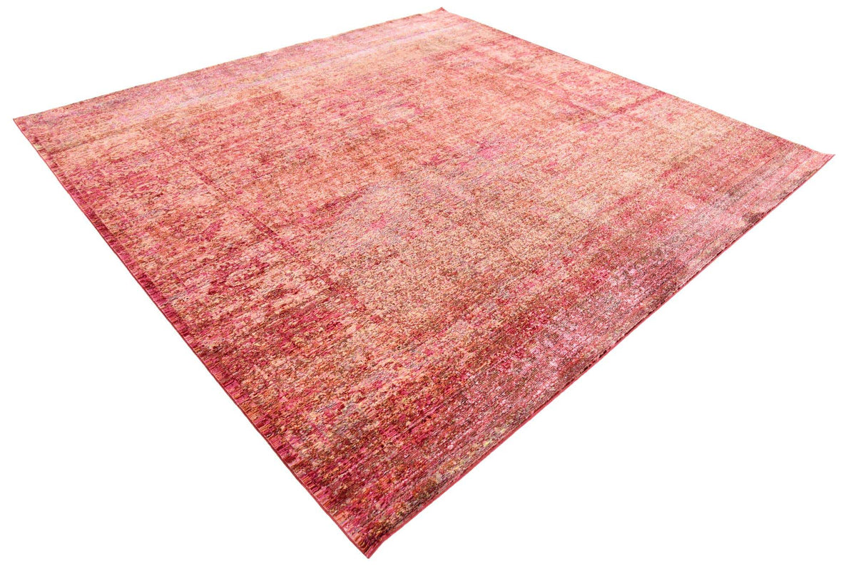 Quadratisch Teppich Aqua in Rot von Hadorn™ - Lifestyle Image