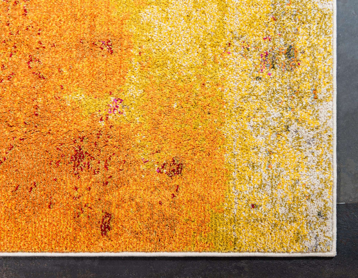 Rechteck Teppich Casablanca in Gelb von Hadorn™ - Lifestyle Image