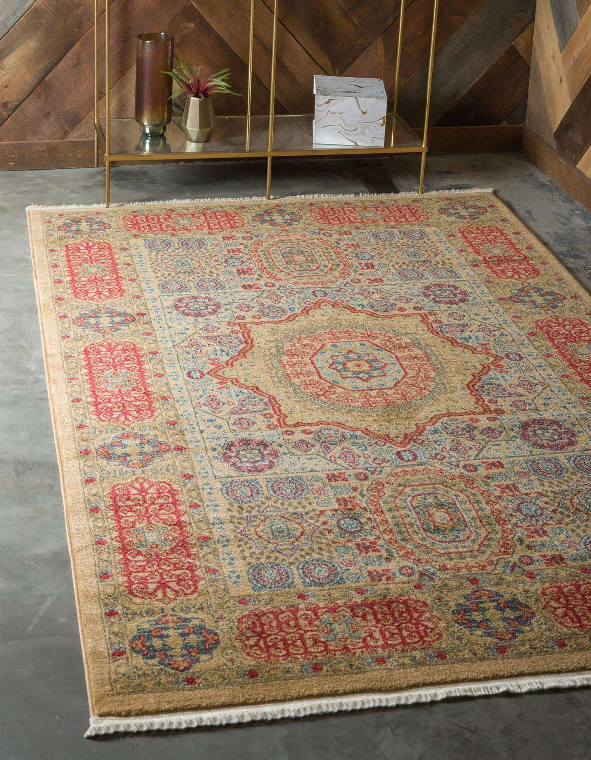 Rechteck Teppich Mamluk in Beige von Hadorn™ - Lifestyle Image