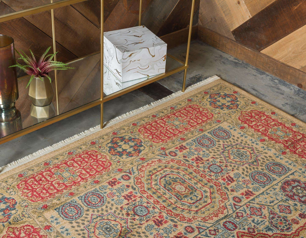 Rechteck Teppich Mamluk in Beige von Hadorn™ - Lifestyle Image