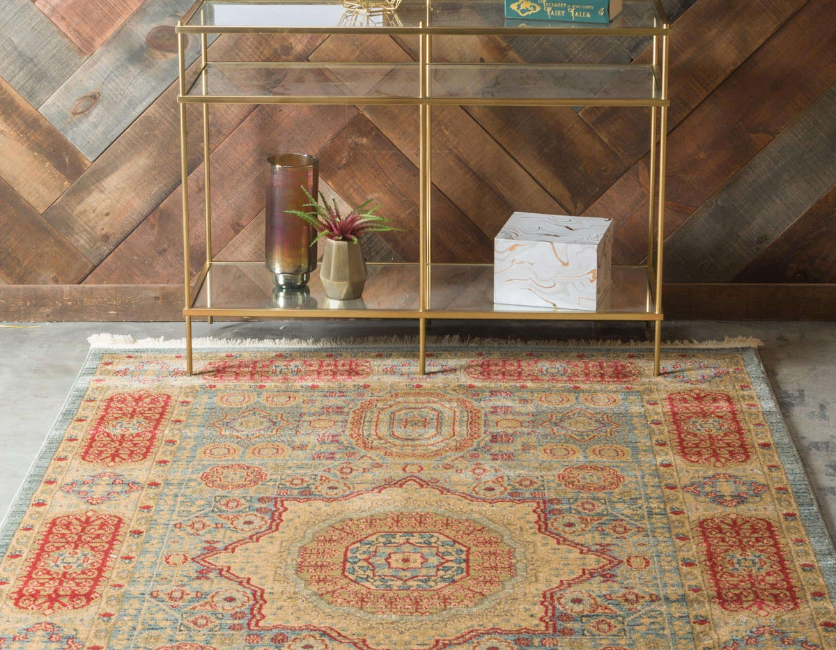Rechteck Teppich Mamluk in Hellblau von Hadorn™ - Lifestyle Image