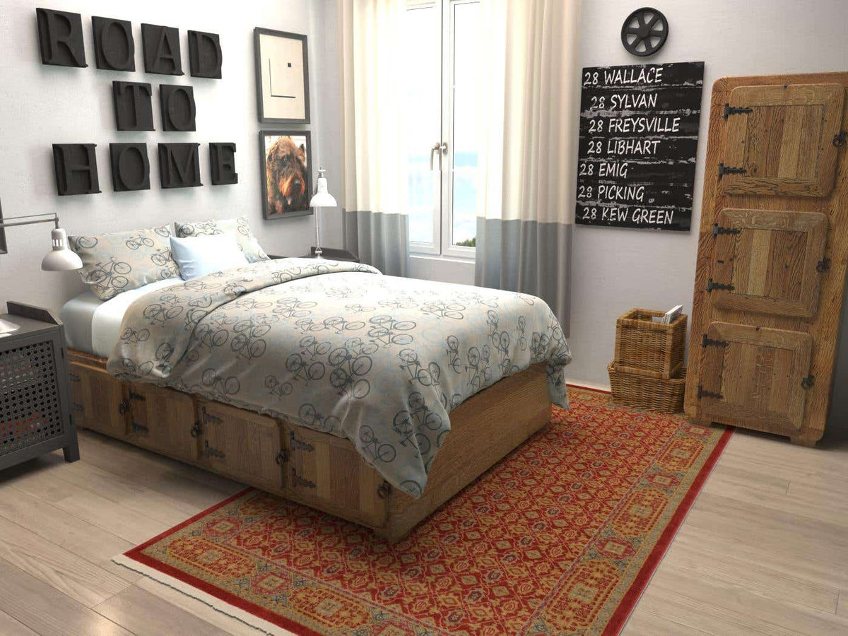 Rechteck Teppich Mamluk in Rot von Hadorn™ - Lifestyle Image