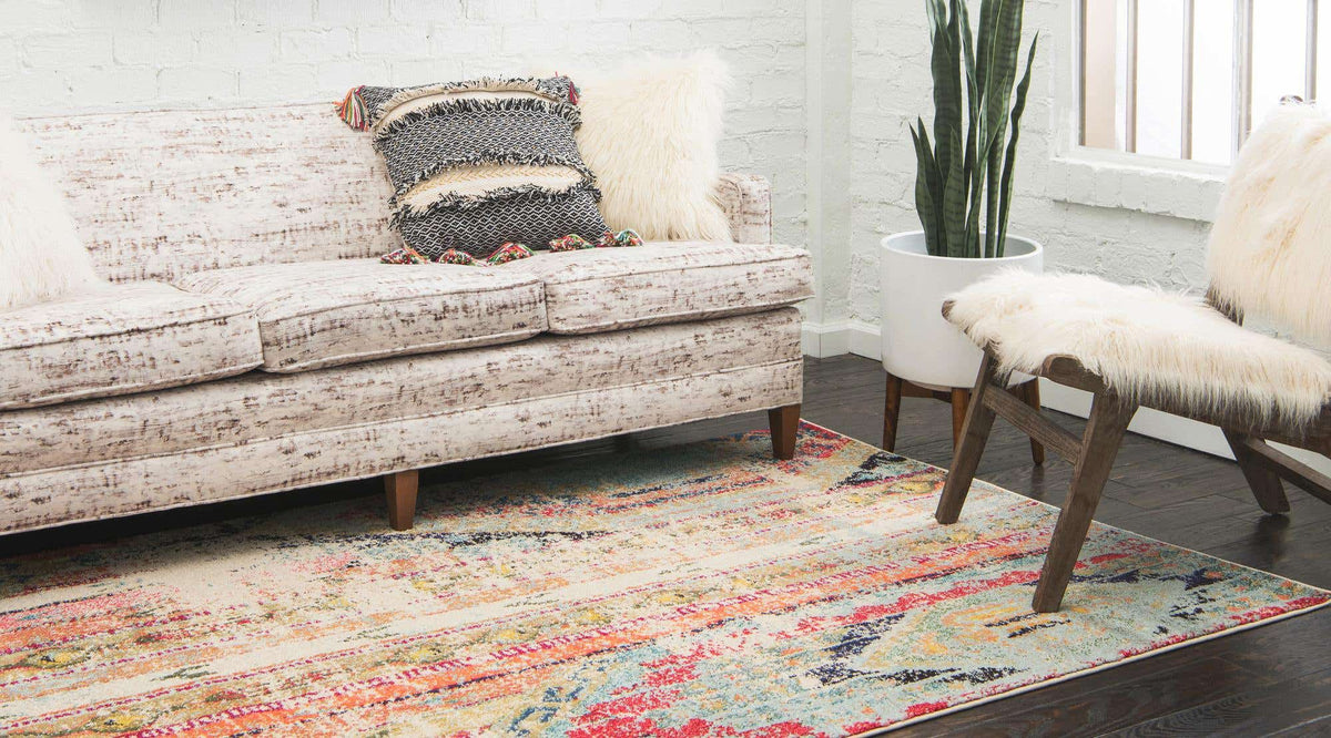 Rechteck Teppich Santa Fe in Mehrfarbig von Hadorn™ - Lifestyle Image