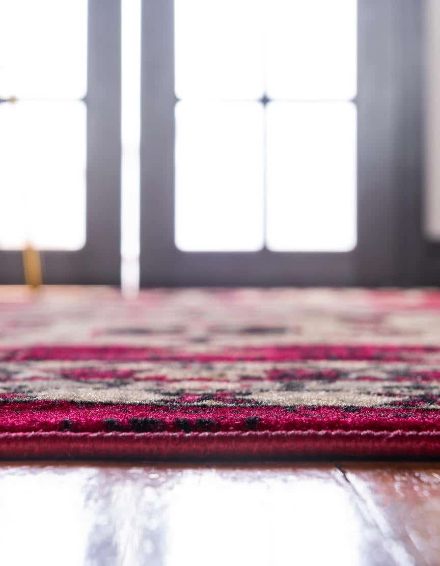 Rechteck Teppich Heriz Design in Rot von Hadorn™ - Lifestyle Image