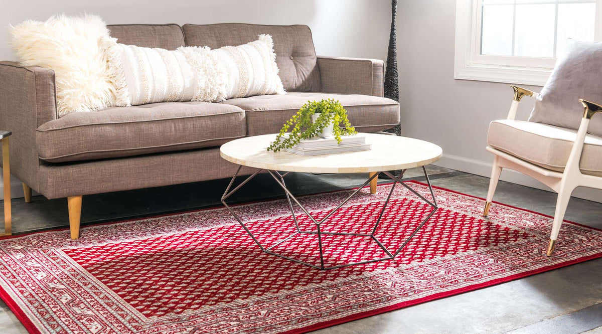 Rechteck Teppich Tribeca in Rot von Hadorn™ - Lifestyle Image