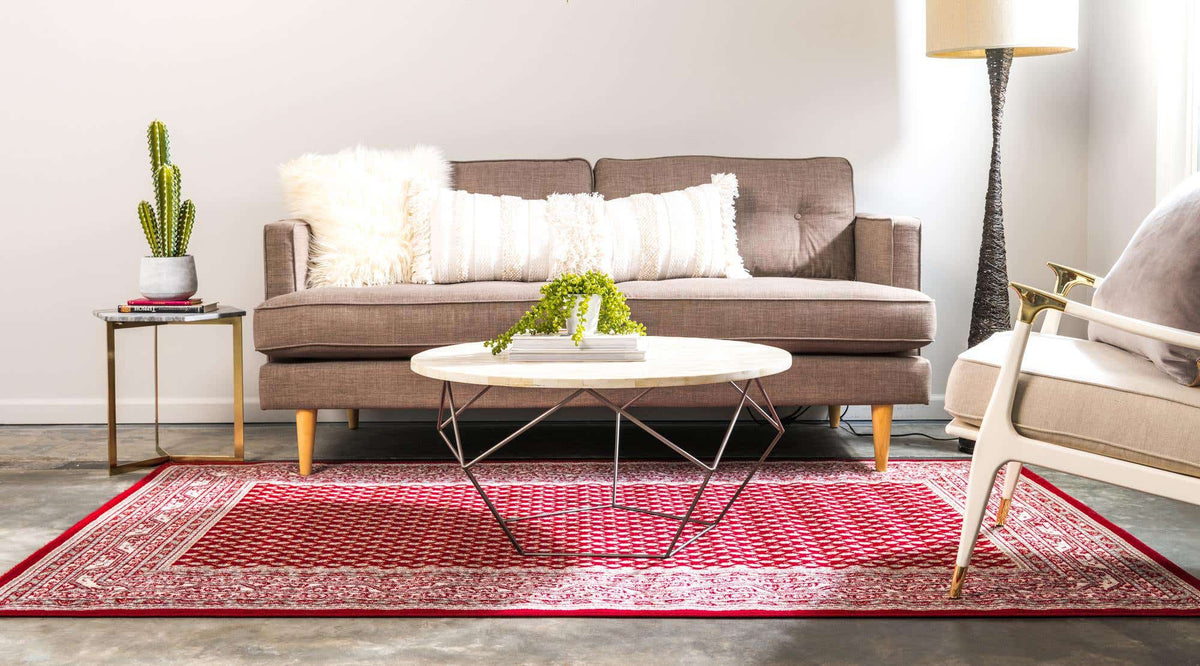 Rechteck Teppich Tribeca in Rot von Hadorn™ - Lifestyle Image
