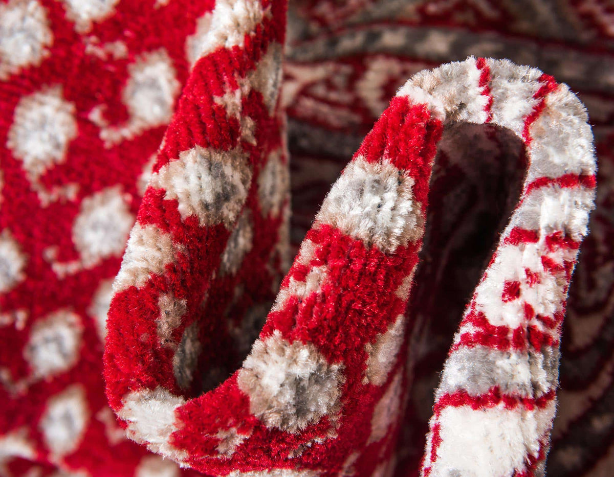 Rechteck Teppich Tribeca in Rot von Hadorn™ - Lifestyle Image