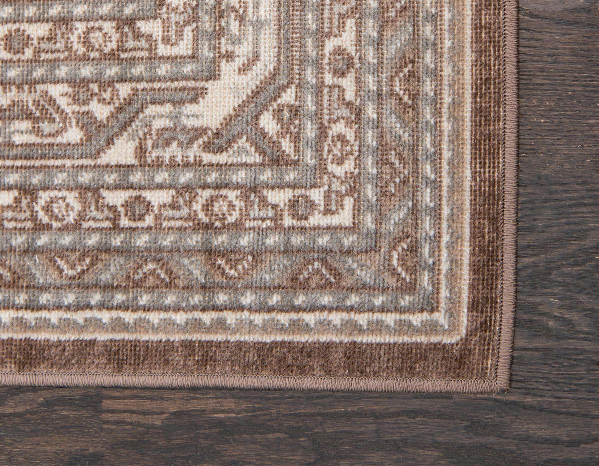 Rechteck Teppich Tribeca in Braun von Hadorn™ - Lifestyle Image