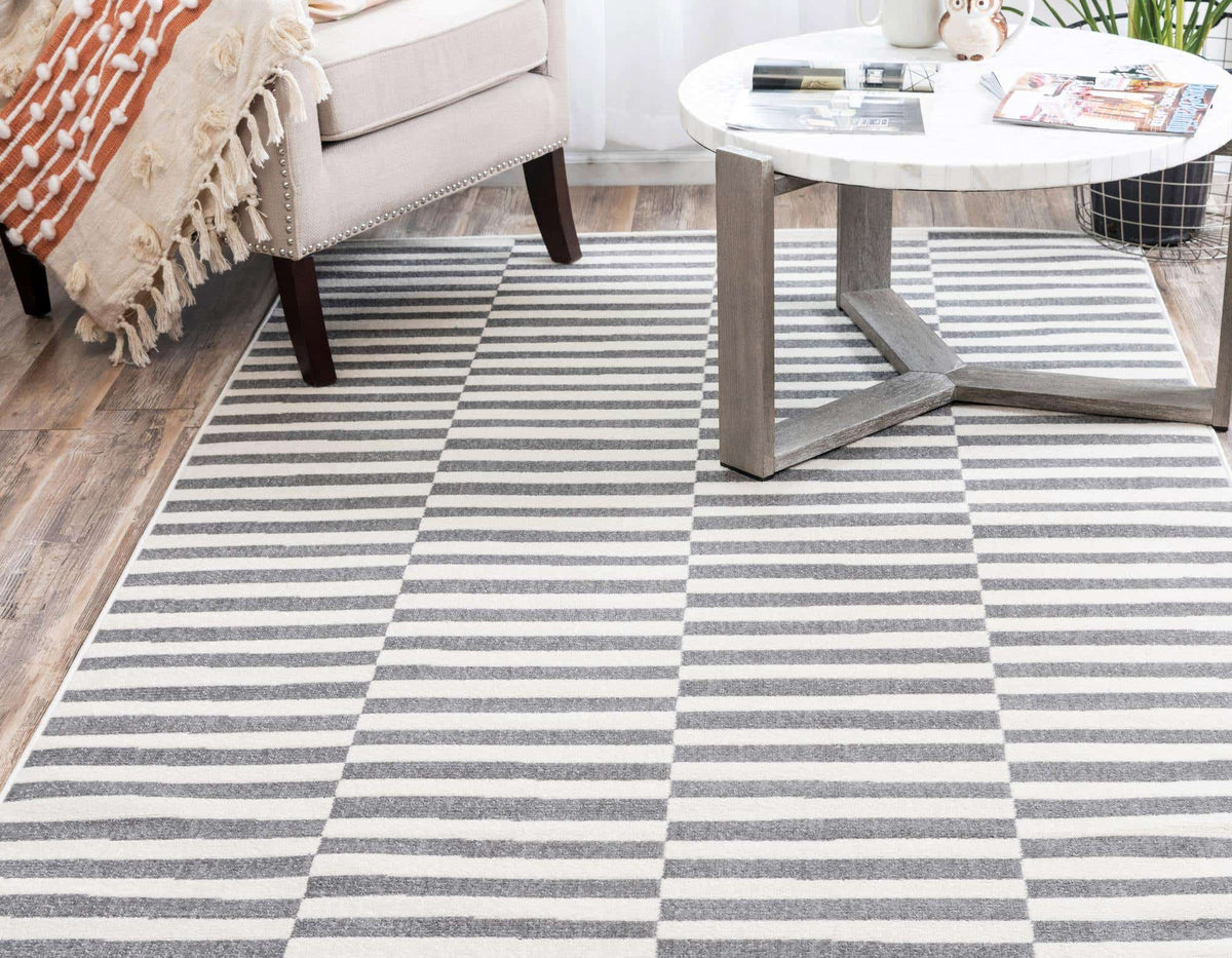 Rechteck Teppich Tribeca in Dunkelgrau von Hadorn™ - Lifestyle Image