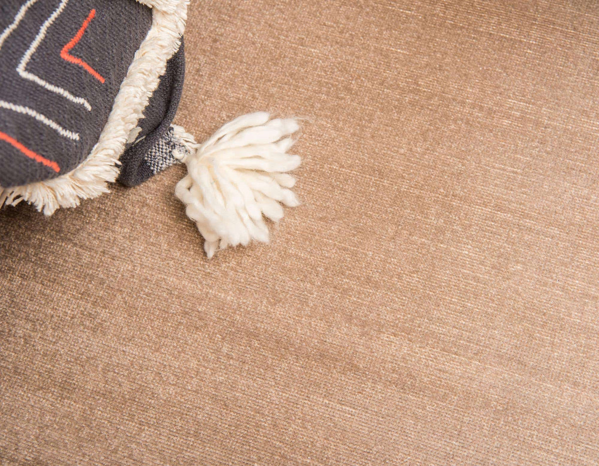 Rechteck Teppich Tribeca in Hellbraun von Hadorn™ - Lifestyle Image