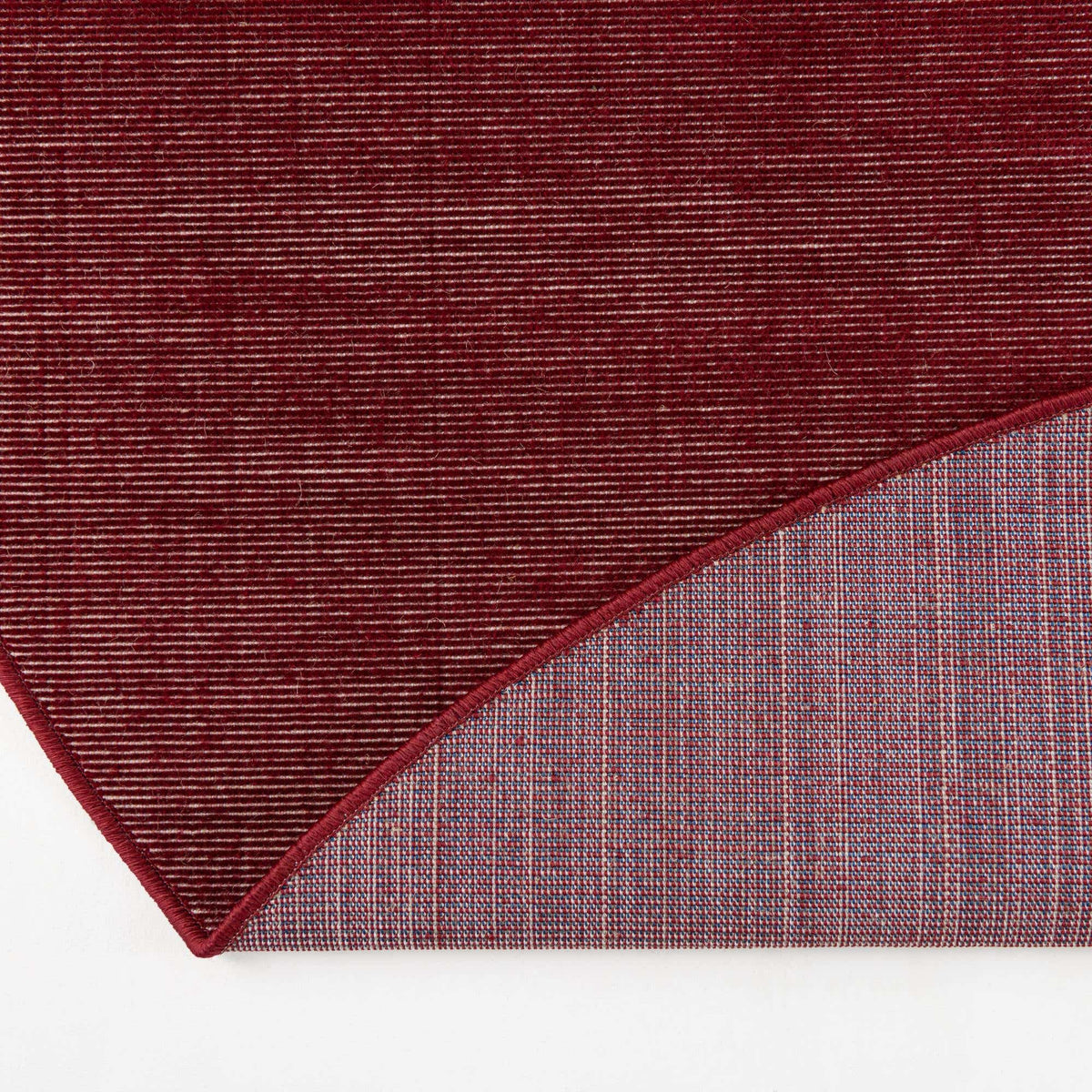Rund Teppich Tribeca in Rot von Hadorn™ - Lifestyle Image