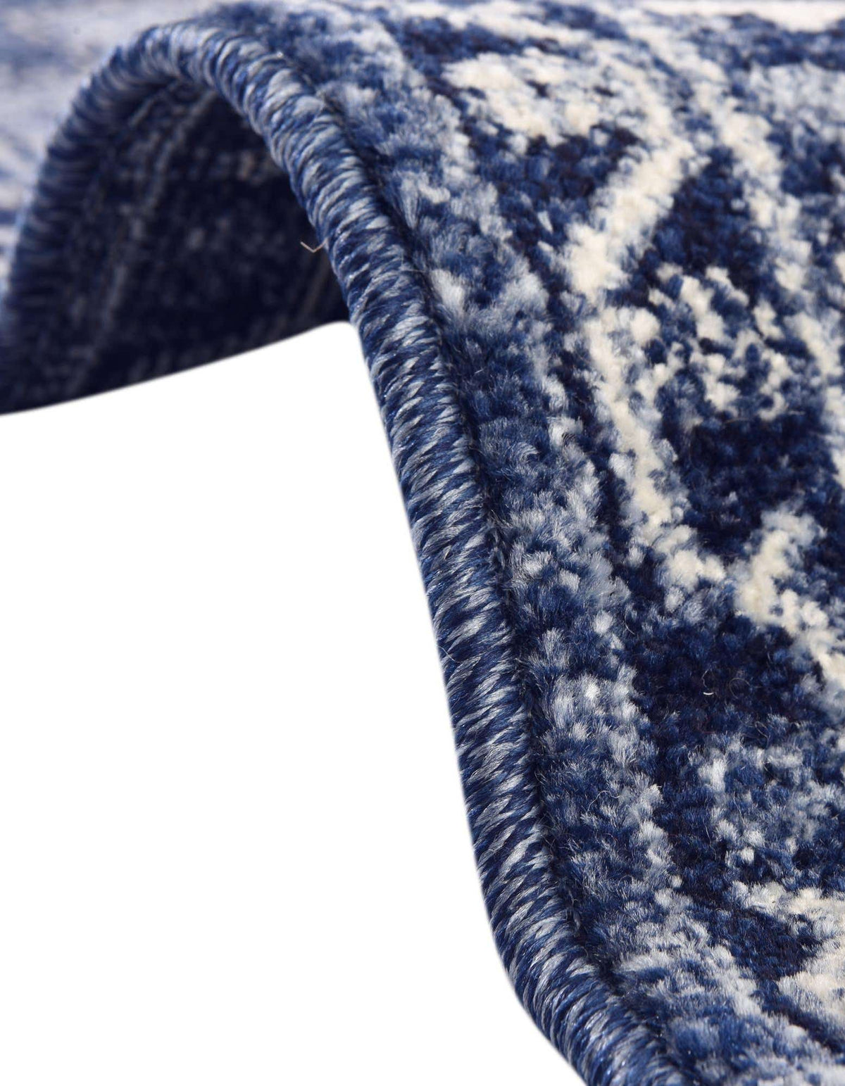 Rund Teppich Vista in Blau von Hadorn™ - Lifestyle Image