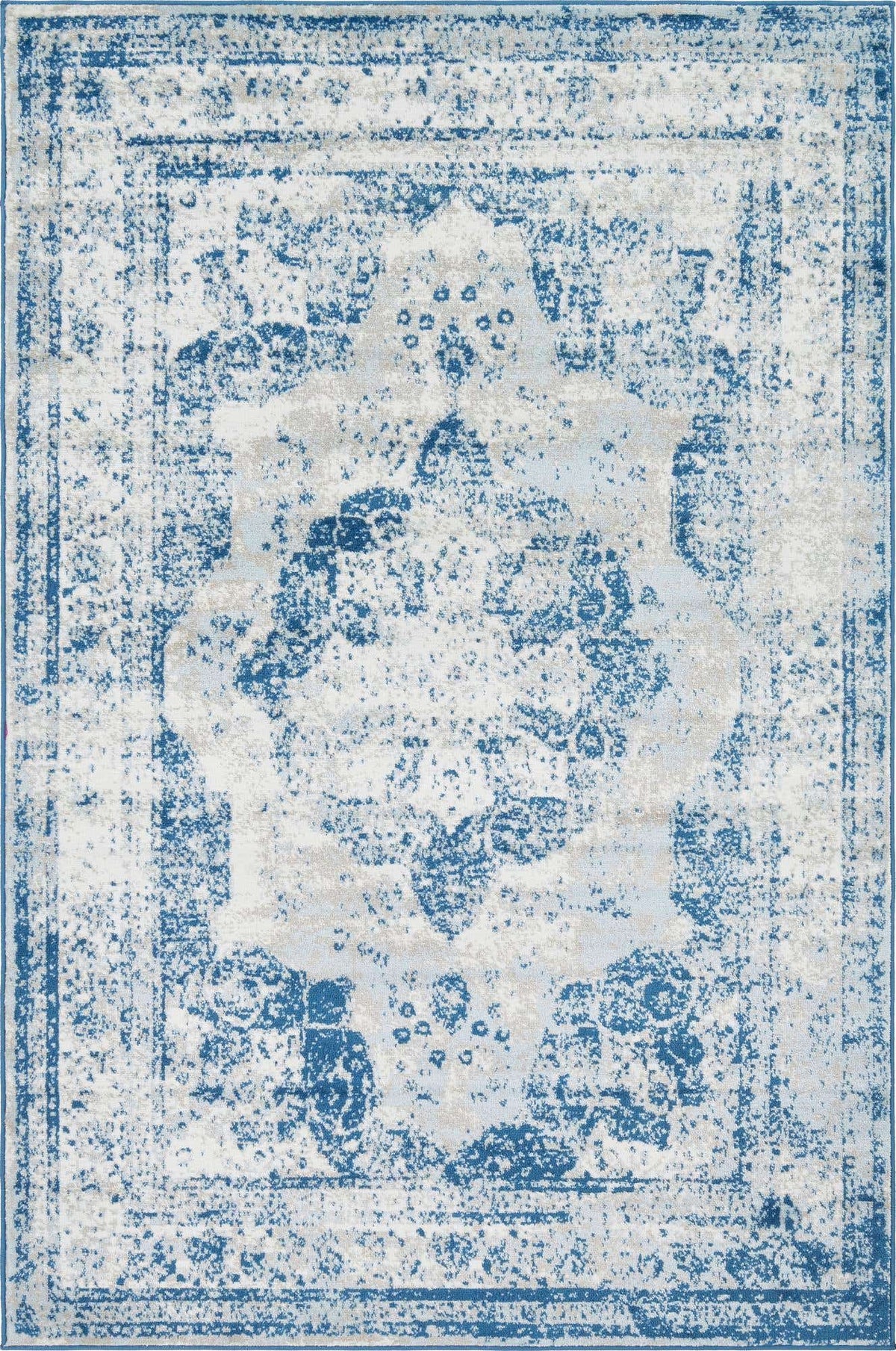 Rechteck Teppich Monaco in Blau von Hadorn™ - Lifestyle Image